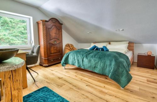 Triberg im Schwarzwald Apartment | Penthouse mit Aussicht über den Wald