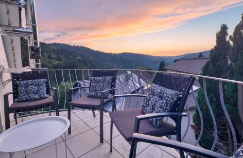 Triberg im Schwarzwald Apartment | Penthouse mit Aussicht über den Wald
