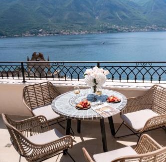 Dobrota Apartment | Bayfront Penthouse: Family-Friendly with Perfect Ratings