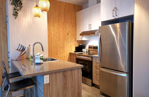 Centre-Ville Condo | Modern Penthouse with Ocean View & Indoor Parking