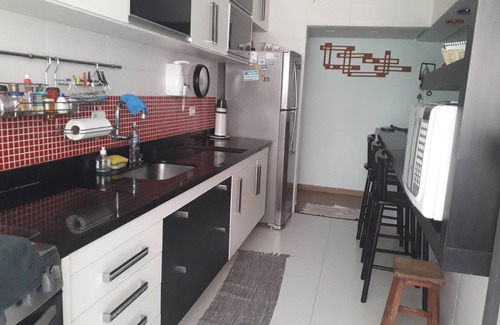 Parque Enseada Apartment | Beachfront Penthouse with Pool & Private Barbecue in Guarujá