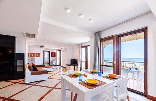 Lu Bagnu Apartment | Stunning Penthouse with Sea View in Castelsardo