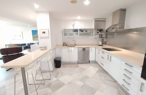 Rota Condo | Oceanfront Penthouse with Terrace & Top-Rated Amenities