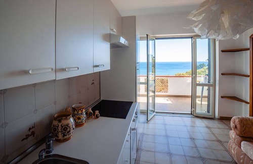 Villammare Apartment | Penthouse with sea view