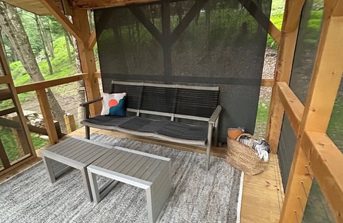 Pond Eddy RV Rental | Elevated Camping Experience at peRch'D - 10/10 Rated!