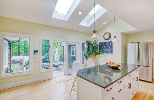 Cos Cob House | Ideal August Getaway with Heated Pool and Ocean Views