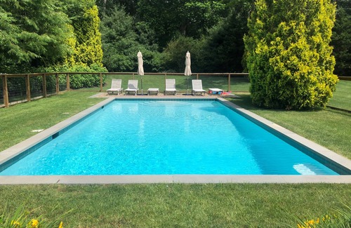 Water Mill House | Perfect Fall Family Getaway in Water Mill with Pool & Gym