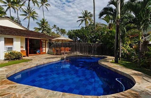Kailua Cottage | Idyllic Beachfront Oasis with Private Pool & Ocean Views