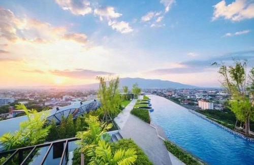 Don Kaeo Apartment | Beautiful Astra Sky River Condo with Pool & Ocean Views