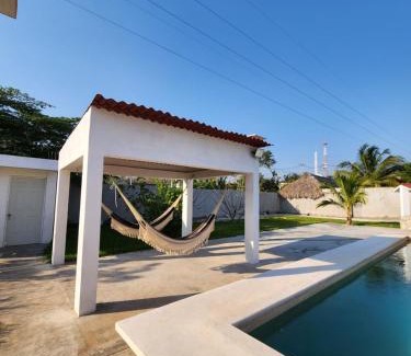 Campeche House | Oceanfront Bliss at Pergola's Road House - 8.7/10 Rated