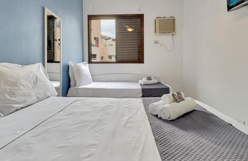 Balneario Cidade Atlantica Apartment | Perto da praia - Ar Condicionado - Garagem - 3 Qts