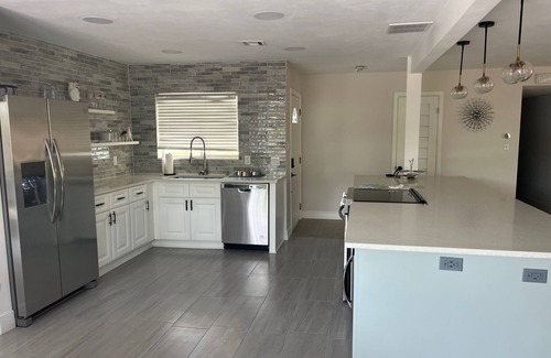 Seacoast Shores House | Perfect Pet Friendly Oasis Steps from the Beach!