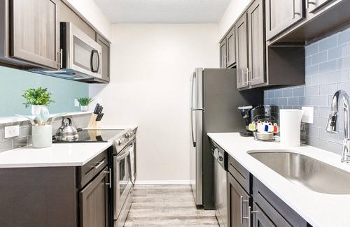 Dawson Apartment | Pet Friendly 1B | Love You, Austin | King Bed