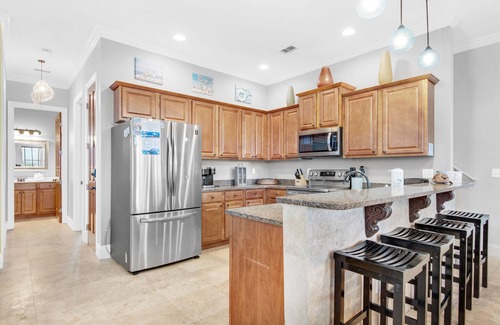 Villages of Crystal Beach House | Pet-Friendly Oasis with Lagoon Pool & Beach Trolley Access