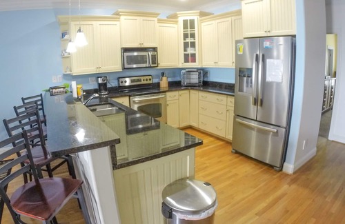 Kure Beach House | Pet-Friendly Oasis with Pool and Ocean View Awaits You