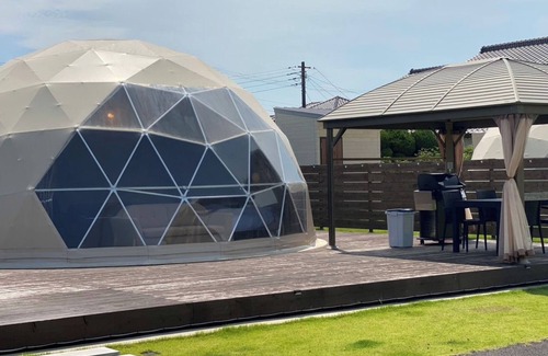 Katakai RV Rental | Pets allowed 7m dome tent A Accommodation onl/Sanbu District Chiba