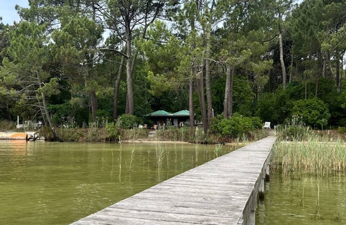 Cazaux House | Relaxing Peyroutas Cazaux Cabin with Pool and Kitchen