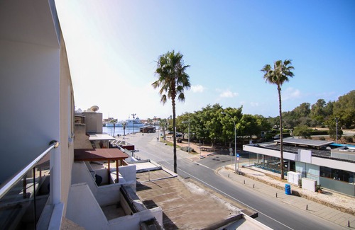 Paphos Apartment | Seaside Executive Flat: Oceanfront Comfort Awaits You