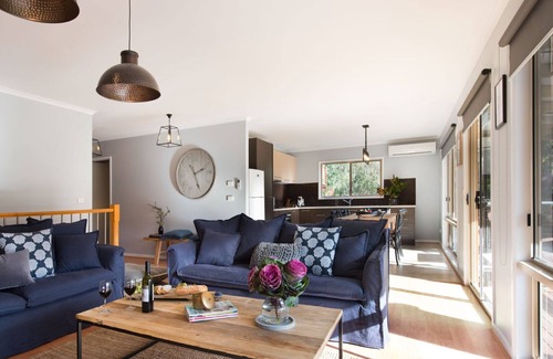 Hepburn House | Phoenix Retreat: Top-Rated Getaway with Pool & Spa