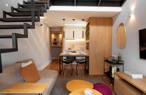 Moema Apartment | Pi-56 Duplex Vila Nova: Family-Friendly with Pool Access