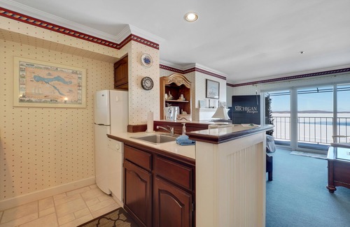 Boyne City Condo | Beachfront Condo 212 with Ocean Views in Boyne City