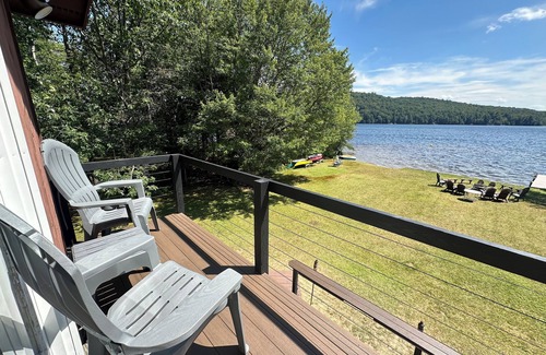 Caroga Lake House | Picturesque Lakefront Home with Hot Tub & Ocean Views