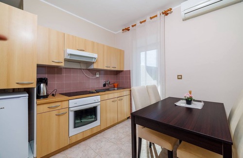 Dramalj Apartment | Picturesque flat just 350 metres from the beach with panoramic sea views, pool, outdoor shower