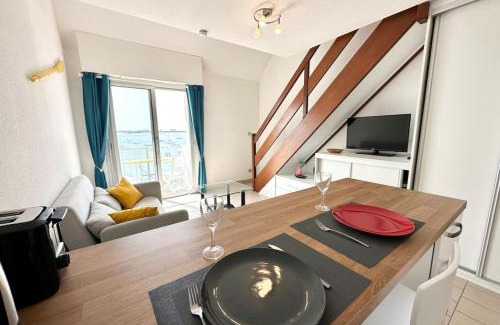 Port-Louis Apartment | Cozy Beachfront Escape with 180° Ocean Views