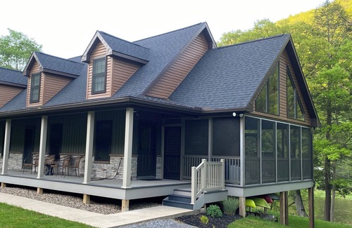 Hyner Cabin | Pine Creek cabin with AC in Jersey Mills - 7 bedrooms