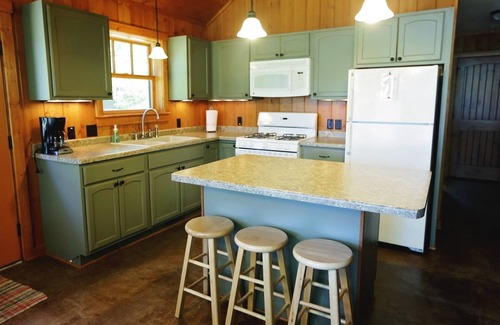 St Germain Cabin | Cozy PineCone Cabin on Little St Germain Lake - Pet Friendly