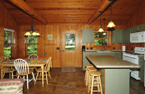 St Germain Cabin | Cozy PineCone Cabin on Little St Germain Lake - Pet Friendly