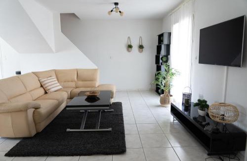 Pinet Apartment | Serene Pinet Retreat with Ocean Views and Pool Access
