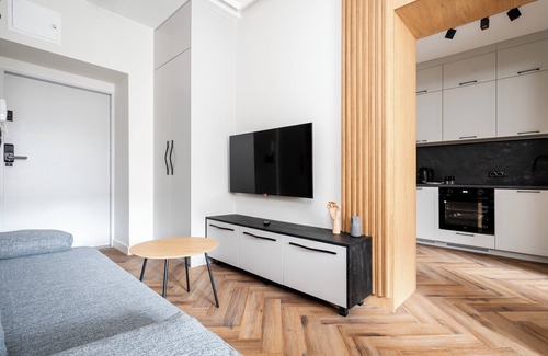Srodmiescie Apartment | Piotrkowska Grand Avenue Apartment #B