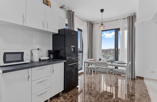 Pipera Apartment | Discover Pipera Stay: Family-Friendly with Kitchen & Breakfast