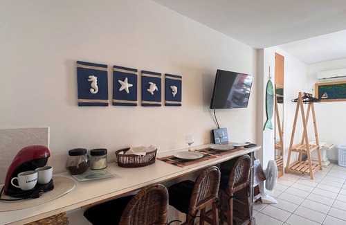 Marinas Apartment | Relax at Piratas Residence: Oceanfront Retreat with Spa