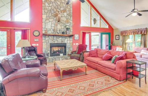 Burnsville House | Scenic Burnsville Cabin with Wraparound Deck & Mountain Views