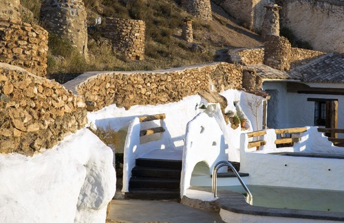 Los Balcones Cottage | Experience Pita Cave: Pool, Spa & Perfect 10 Rating