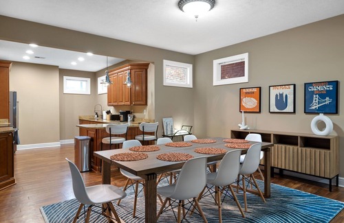 South Side Flats House | Discover Downtown Deck View - 5BR Family-Friendly Retreat