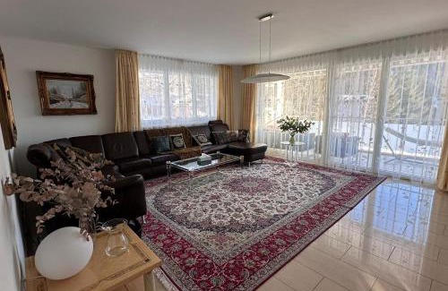 Meierhof Apartment | Modern Piz Alpina Apartment with Scenic Mountain Views