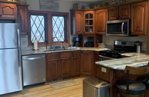 Clymer Condo | Modern Canterbury Woods Retreat with Golf Course Views