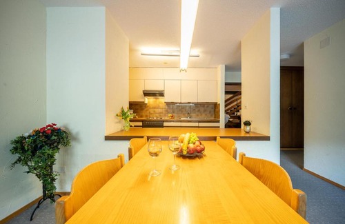 Vulpera Apartment | Bright Apartment with Large Balcony Near Scuol Attractions