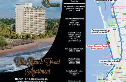 Uswetakeiyawa Apartment | Beachfront Apartment with Pool and Ocean View Awaits You