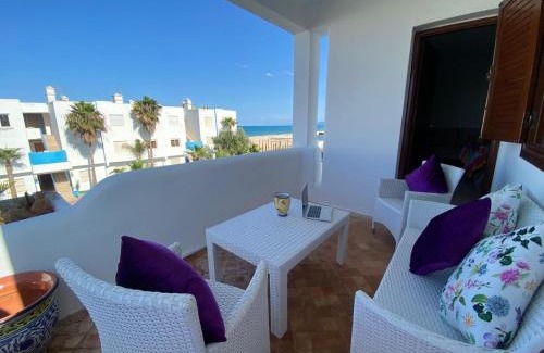 Restinga Smir Apartment | Oceanfront Escape at Plage Al Amine - Family Friendly Stay