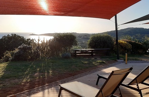 Cargese House | Oceanfront Escape: Plage du Péro with Private Garden & Jacuzzi