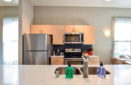 Legacy Park Apartment | Plano Executive 1BD Apartment: Pet Friendly & Pool Access