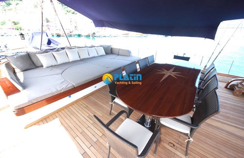 Fethiye Boat Rental | Indulge in Platin Yachting: 5 Cabins with Jet Ski & Jacuzzi