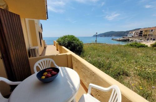 Calella de Palafrugell Apartment | Oceanfront Playa Canadell MAR P with Scenic Terrace Escape