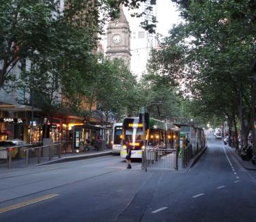 Melbourne Central Business District Apartment | Comfortable City Stay on Collins with Dining & Accessibility