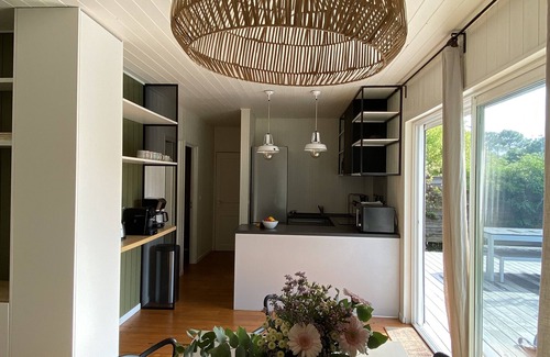 Claouey House | Charming Oceanfront Wooden House with Pool & Spa