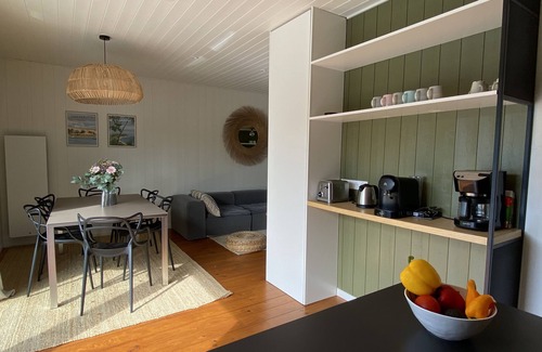 Claouey House | Charming Oceanfront Wooden House with Pool & Spa